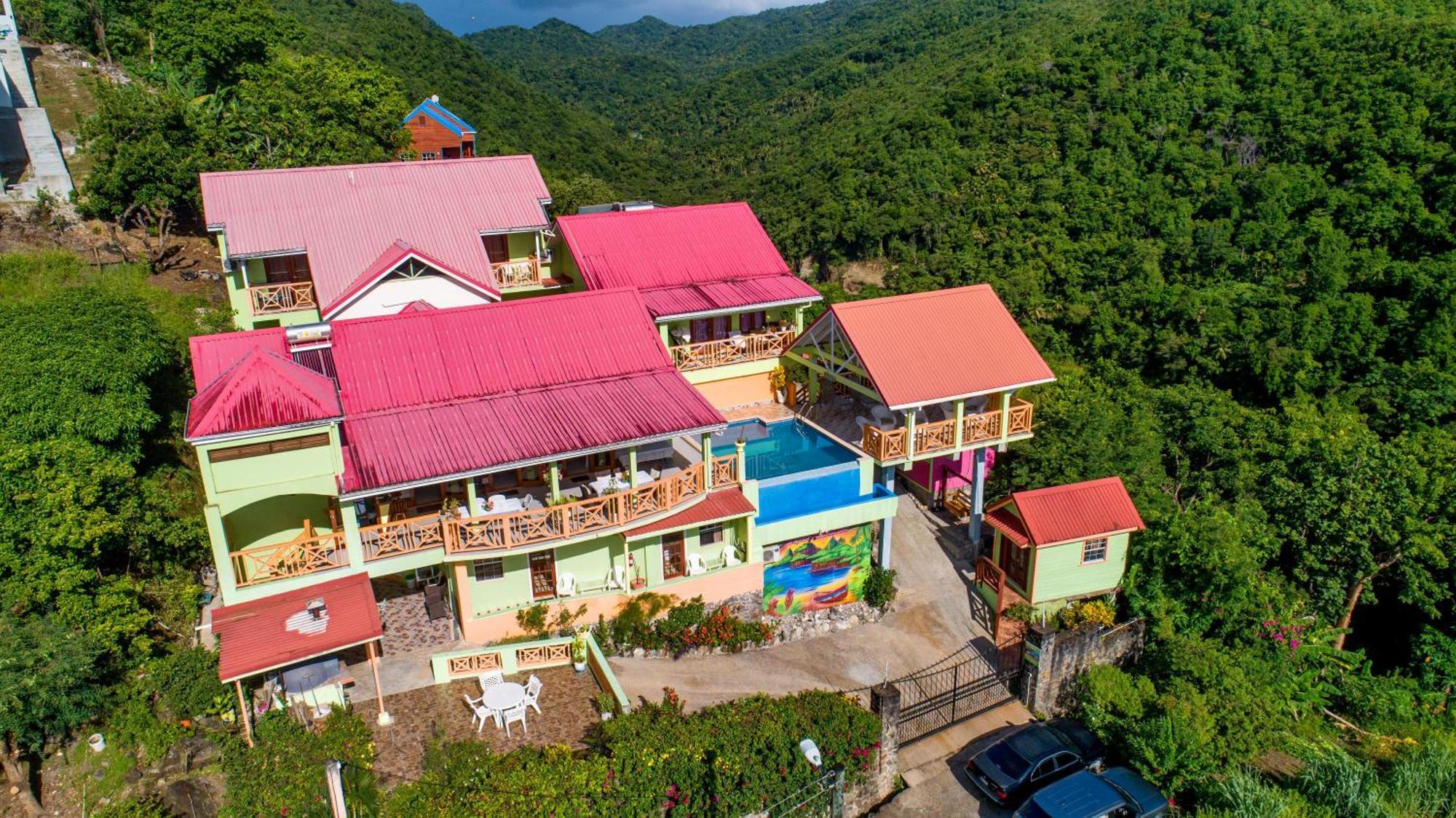 Tropical Paradise View Anse La Raye Exterior photo